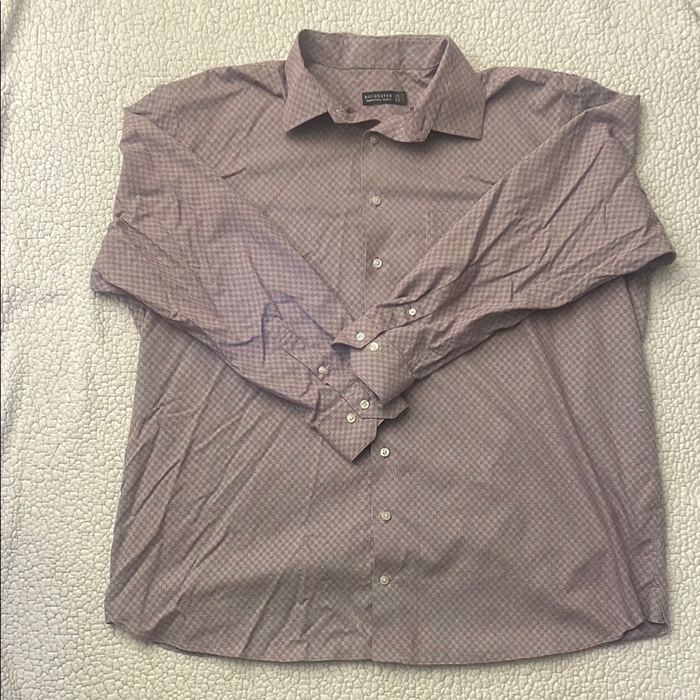 Purple Rochester Button Down Dress Shirt
